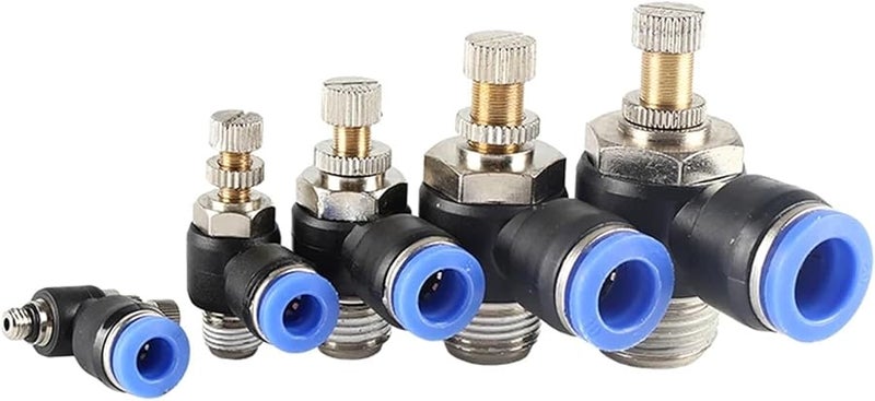 Pneumatic Quick Connect Air Speed Regulating Valve Accelerator Valve SL8 03 - Image 5
