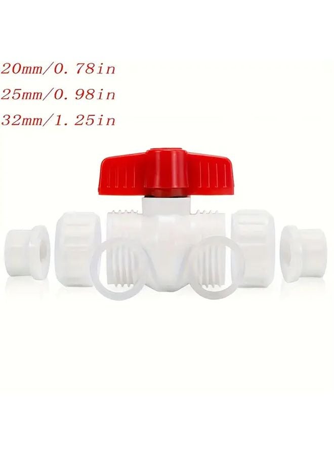 20mm Detachable Plastic Pipe Control Valve Quick Connect Coupling 1pc - Image 5