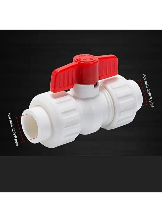 20mm Detachable Plastic Pipe Control Valve Quick Connect Coupling 1pc - Image 2