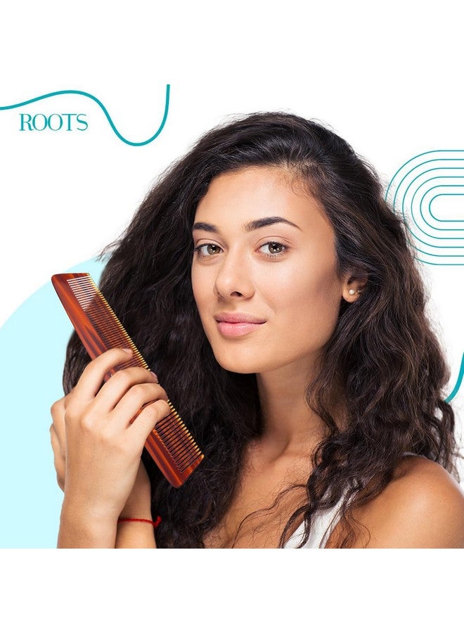 روتس - مشط كلاسيكي بني اللون - مشط شعر للرجال والنساء - صففي شعرك بدون متاعب - خفيف الوزن للحصول على شعر صحي وأنيق - عبوة من قطعة واحدة - رقم الوحدة 42A - Image 3