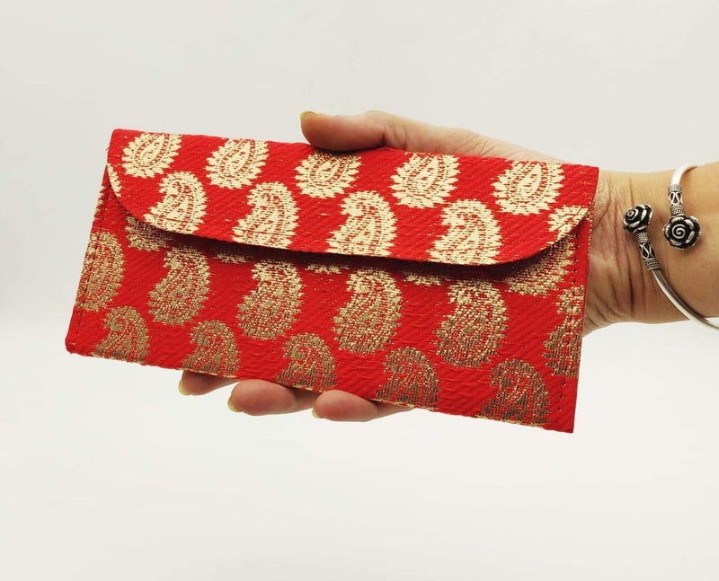 STLYZ Shagun Envelope Assorted Color Small Buti Designs, Give Lifafa, Envelopes On Weddings, Anniversaries, Birthday, Festivals, Family functions. (25) - Image 3
