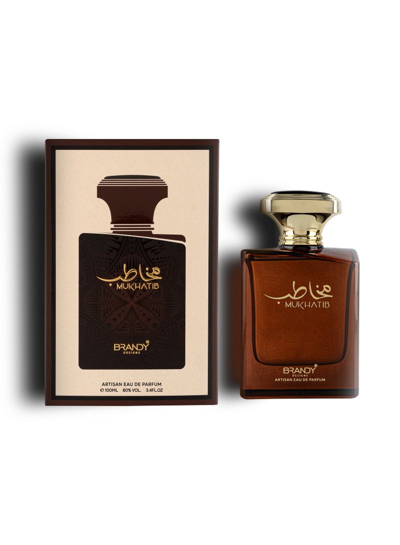 Brandy Designs MUKHATIB  Eau de Parfum/Perfume 100ml  Elegant Fragrance, Long-Lasting Scent-Enjoy an Exclusive Special Gift - Image 3
