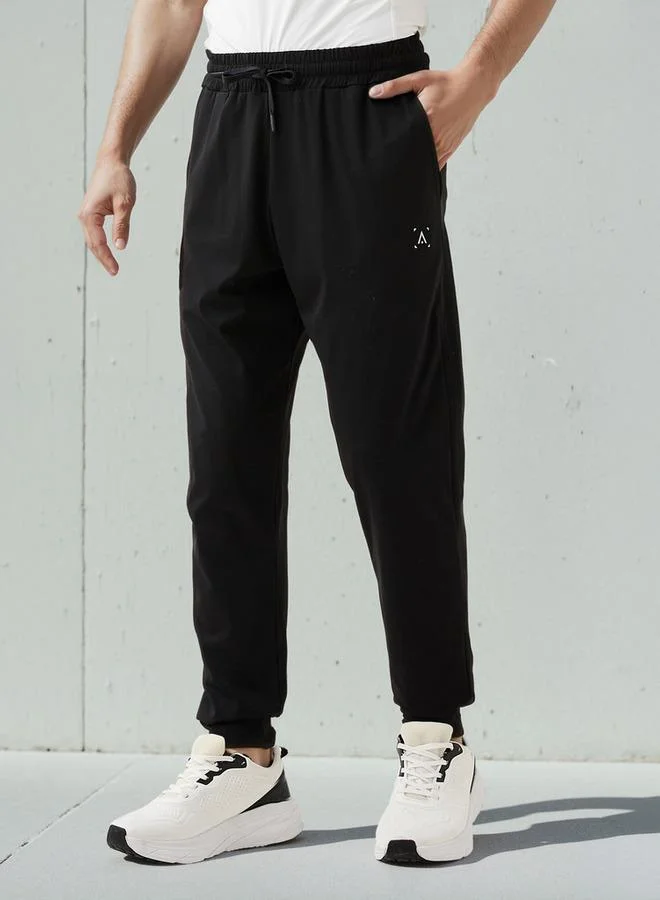 Regular Fit Joggers with Drawstring Closure and Pockets