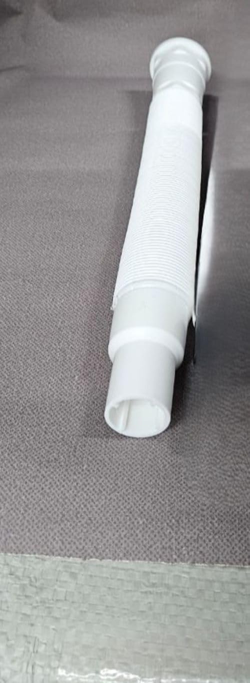 PVC Waste Pipe With Heavy Black Socket Flexible PVC Black Long Tail Waste Drain Pipe for Wash Basin Kitchen Kitchen Sink Water Pack of 1  - Image 3