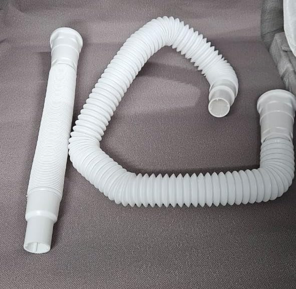 PVC Waste Pipe With Heavy Black Socket Flexible PVC Black Long Tail Waste Drain Pipe for Wash Basin Kitchen Kitchen Sink Water Pack of 1  - Image 5