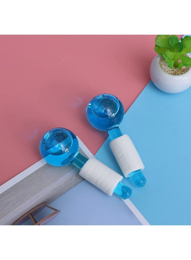 JEEJEX Ice Hockey Energy Beauty Crystal Roller Ball Ice Roller Globes Facial Roller for Redness Soothing Face Wrinkle Remover Beauty Care Tool Magic Cool Water Wave Ball [ Multi Color ] - Image 2