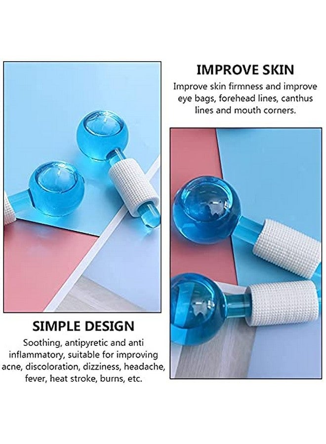 JEEJEX Ice Hockey Energy Beauty Crystal Roller Ball Ice Roller Globes Facial Roller for Redness Soothing Face Wrinkle Remover Beauty Care Tool Magic Cool Water Wave Ball [ Multi Color ] - Image 5