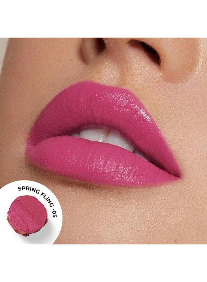 SOKU Censored Matte Long Lasting Lipstick For Women | Creamy Lipstick | Moisturising | Smooth Finish & Lightweight | One Swipe Pigmentation (Pink Fling 05) - 4.2 G - Image 4
