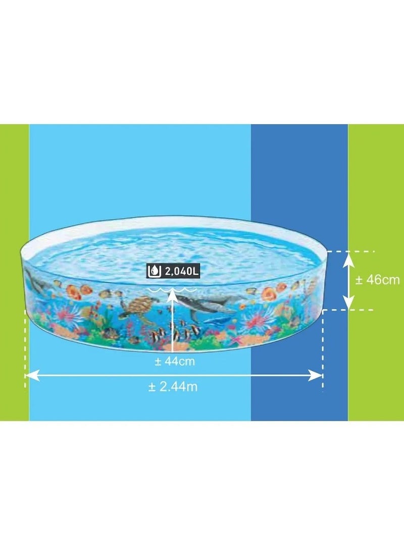Intex Snapset Paddling Pool 244 x 46cm - Image 3
