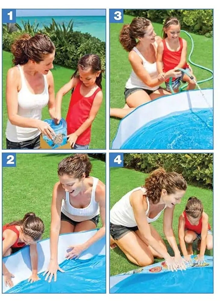 Intex Snapset Paddling Pool 244 x 46cm - Image 4