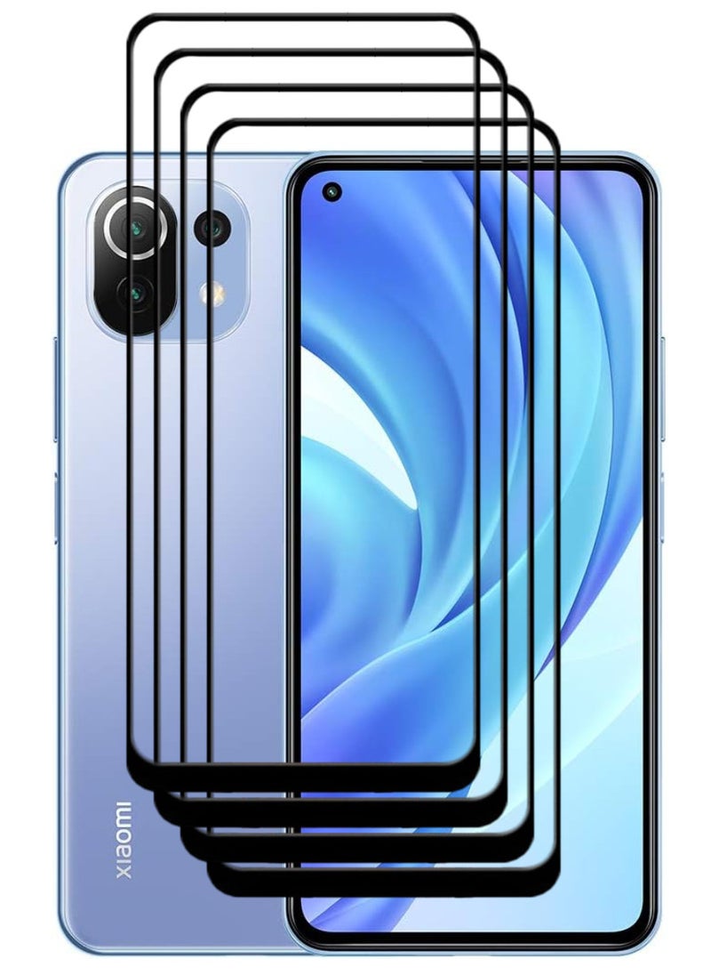 ACLIX 4 Pieces Antistatic ESD Dustproof Premium Quality High Definition Tempered Glass Screen Protector Designed For Xiaomi Mi 11 Lite - Image 1