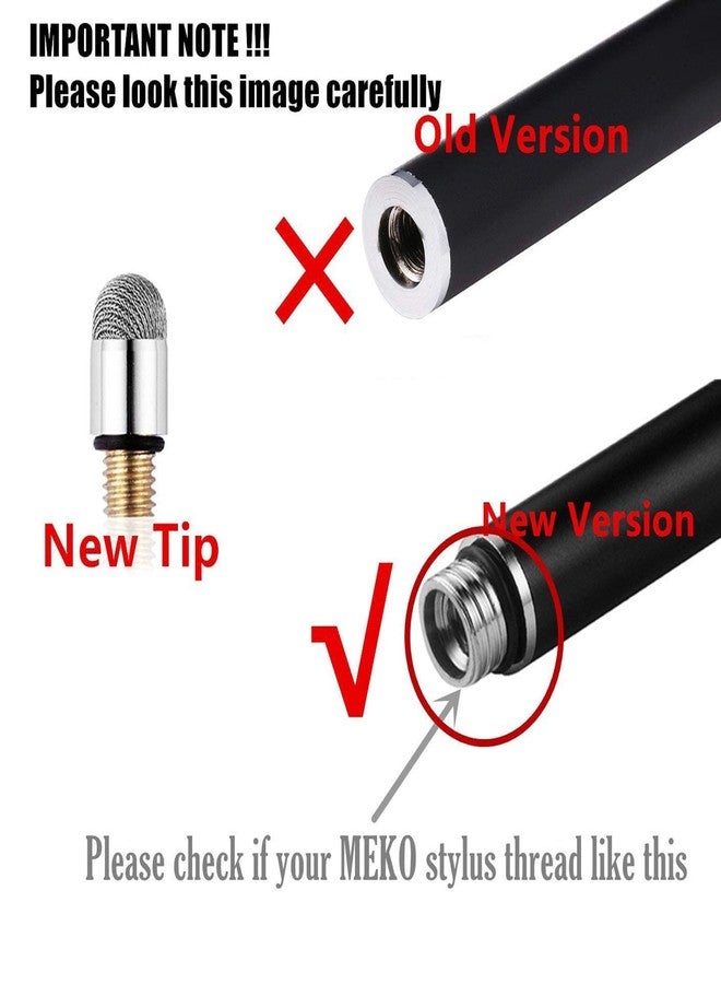 MEKO Thin Fiber Tips for MEKO 1st Generation New Version and 2nd Generation Disc Stylus Only - 6Pcs… - Image 3