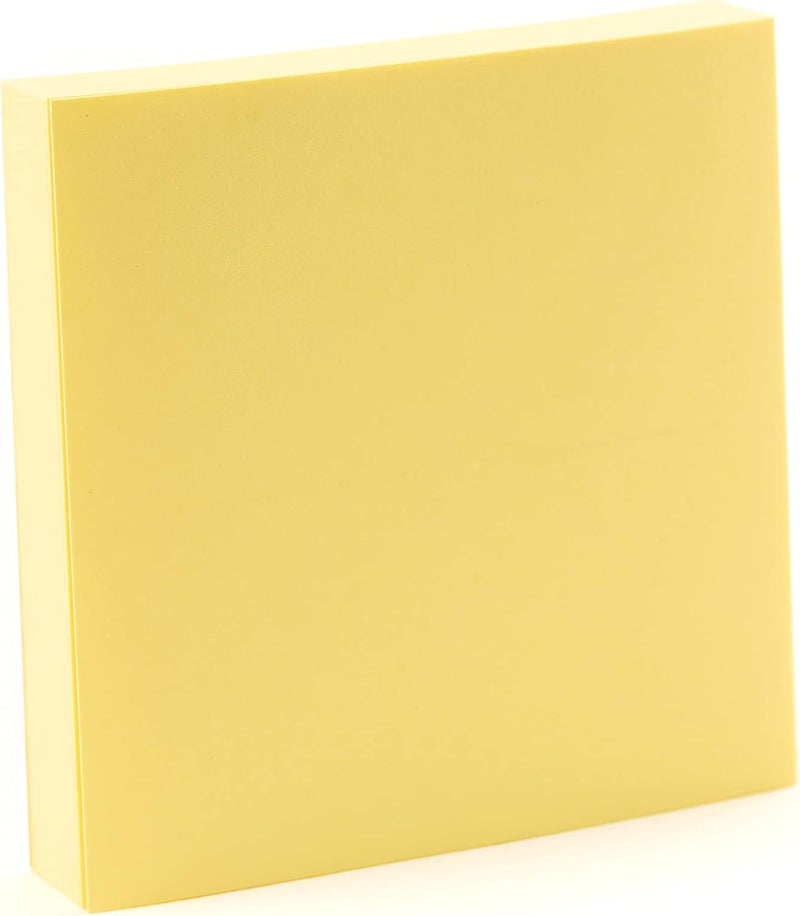 Post It Notes Canary Yellow 3 x 3 in (76 x 76 mm) 654 | Yellow Color | Sticky Notes | For Note Taking, To Do Lists and Reminders | Clean Removal | No damage | Recyclable | 100 sheets/pad - Image 2