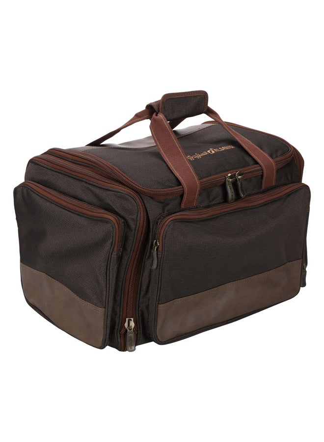 AL SANIDI Al-Mostawa bag for trips, Camping bag, Coffee Brown, Size 56*37*33.5Cm - Image 1