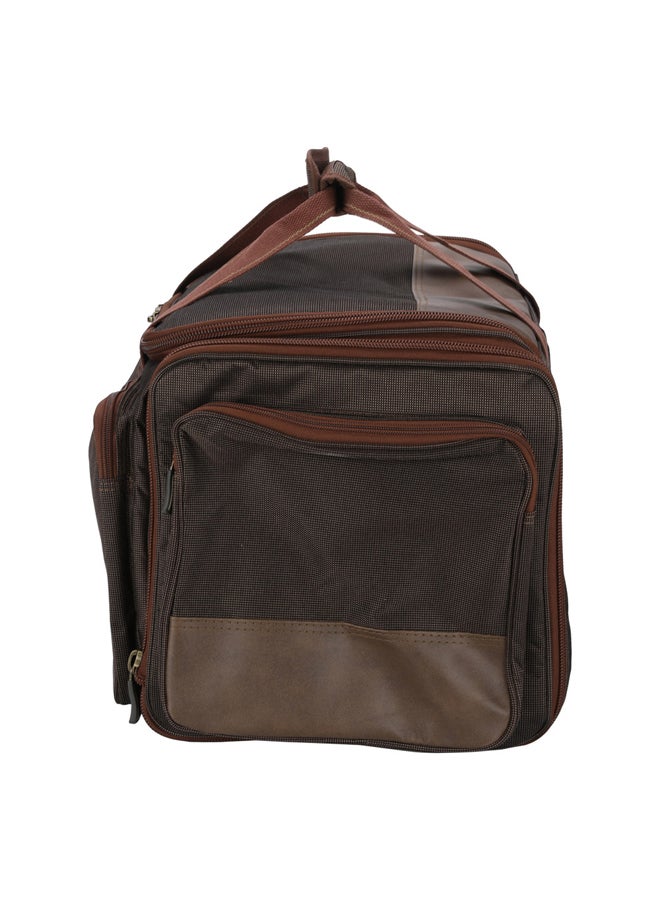 AL SANIDI Al-Mostawa bag for trips, Camping bag, Coffee Brown, Size 56*37*33.5Cm - Image 4