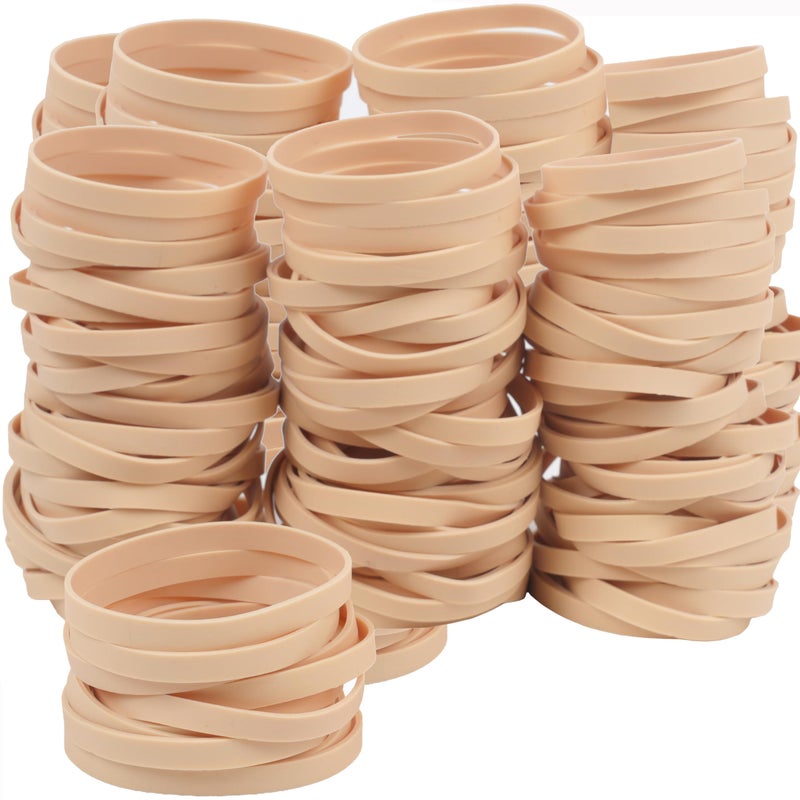 YOUOWO Rubber Bands Size #64 Beige 80pcs Elastic Rubber Bands for Office Supplies home school - Image 4