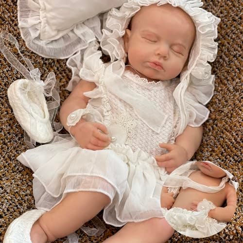 OtardDolls Reborn Baby Dolls Realistic Newborn 18 Inch Reborn Full Silicone Soft Body Real Life Washable with Clothes and Bottles - Image 1
