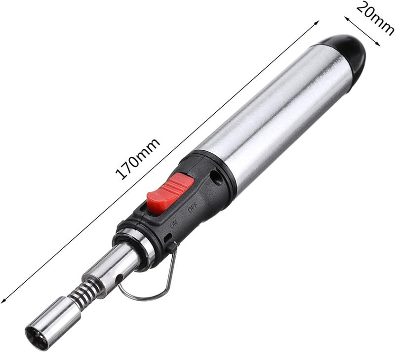 ويوبلز طقم مكواة لحام غاز البوتان لاسلكي محمول، قلم لحام، شعلة لحام قابلة لضبط درجة الحرارة، أداة لحام لإصلاح أجهزة الكمبيوتر الإلكترونية - Image 4