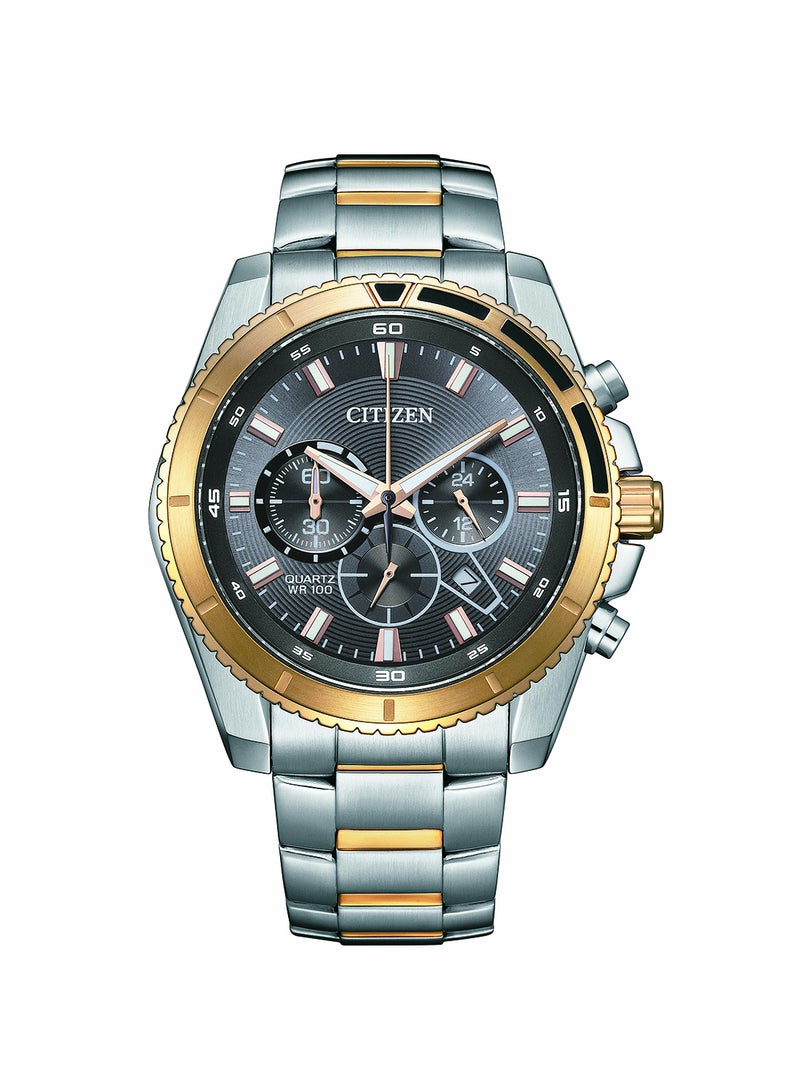 CITIZEN Men's Analog Round Shape Stainless Steel Wrist Watch AN8204-59H - 46.4 Mm - Image 1