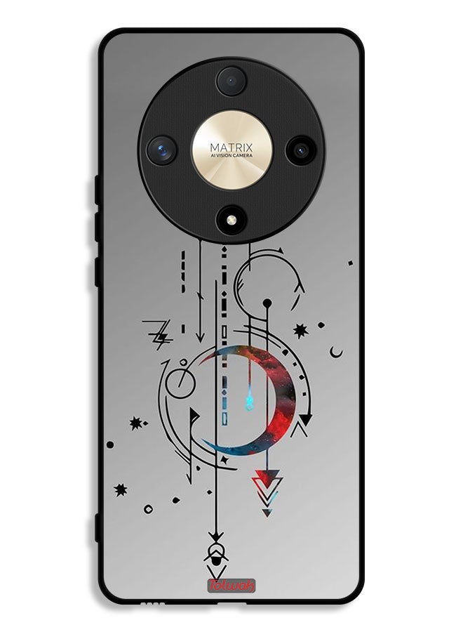 Tolwak Honor X9b Protective Case Cover Moon And Arrows Art Pattern - Image 1