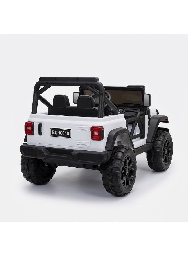 StarKids Kids' Electric 4x4: An exciting adventure with a 12V battery and rocking system, dual motors, colorful lights, and remote control for maximum safety. - Image 4