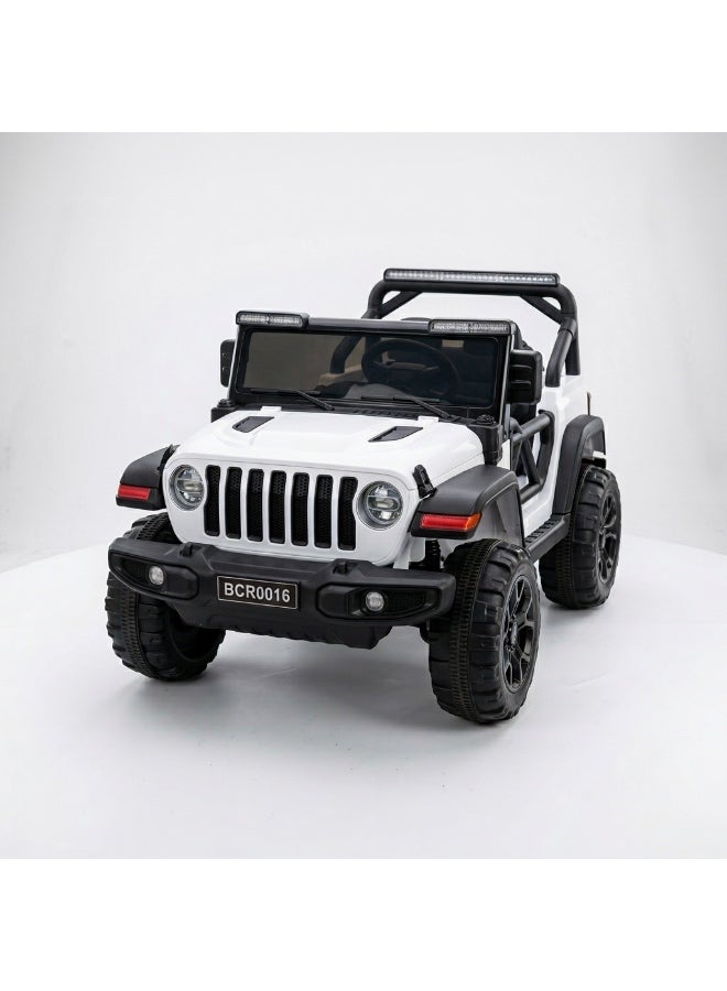StarKids Kids' Electric 4x4: An exciting adventure with a 12V battery and rocking system, dual motors, colorful lights, and remote control for maximum safety. - Image 3