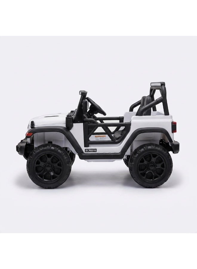 StarKids Kids' Electric 4x4: An exciting adventure with a 12V battery and rocking system, dual motors, colorful lights, and remote control for maximum safety. - Image 2
