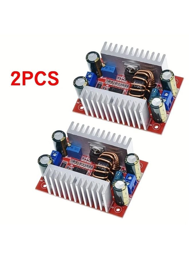 2pcs 400W DC DC Boost Power Module 15A Constant Current Voltage Converter - Image 1