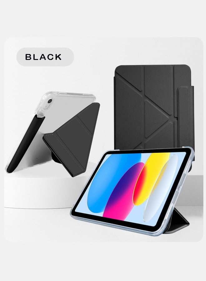 QINGYAN Case for iPad (A16) 11th 11 inch 2025 Gen iPad 11 Case/Case For iPad 10th Gen Case 2022 iPad 10 Case Slim Stand Soft Clear Transparent Shell Back with Pencil Holder Smart Cover for 11" iPad 11th 2025/10.9"iPad 10th Gen 2022  - Image 1