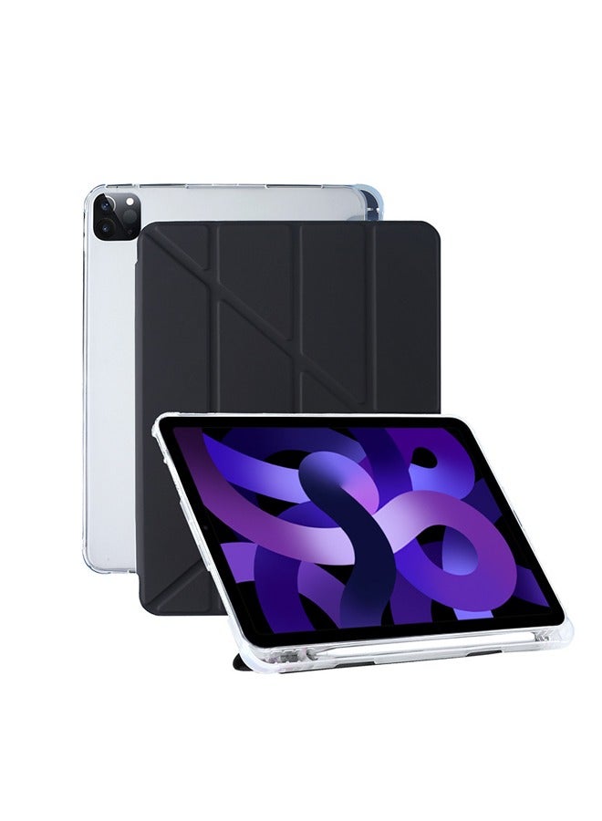 QINGYAN Case for iPad (A16) 11th 11 inch 2025 Gen iPad 11 Case/Case For iPad 10th Gen Case 2022 iPad 10 Case Slim Stand Soft Clear Transparent Shell Back with Pencil Holder Smart Cover for 11" iPad 11th 2025/10.9"iPad 10th Gen 2022  - Image 2