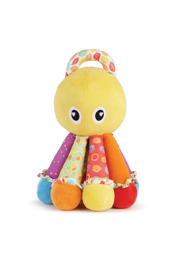 nuluv Activity Octopus Early Learning Play Soft Toy With Crinkle Sound Rattle For Baby 3 Months+ - Image 1