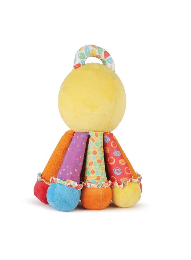 nuluv Activity Octopus Early Learning Play Soft Toy With Crinkle Sound Rattle For Baby 3 Months+ - Image 3
