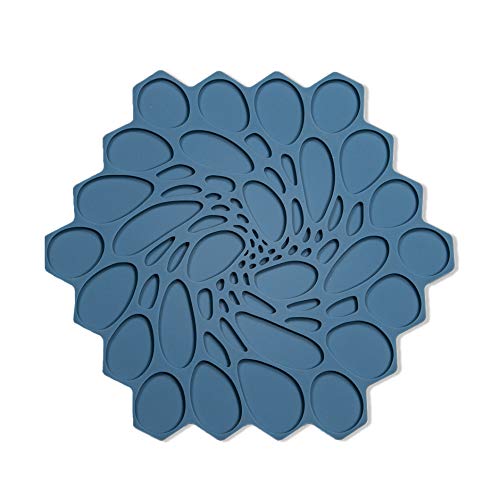 modern-twist MODERN-TWIST modern-twist 7 x 7" Hive Silicone Trivet, Heat Resistant Up To 675Â°F, Non Slip, Protects Table From Heat, - Image 2