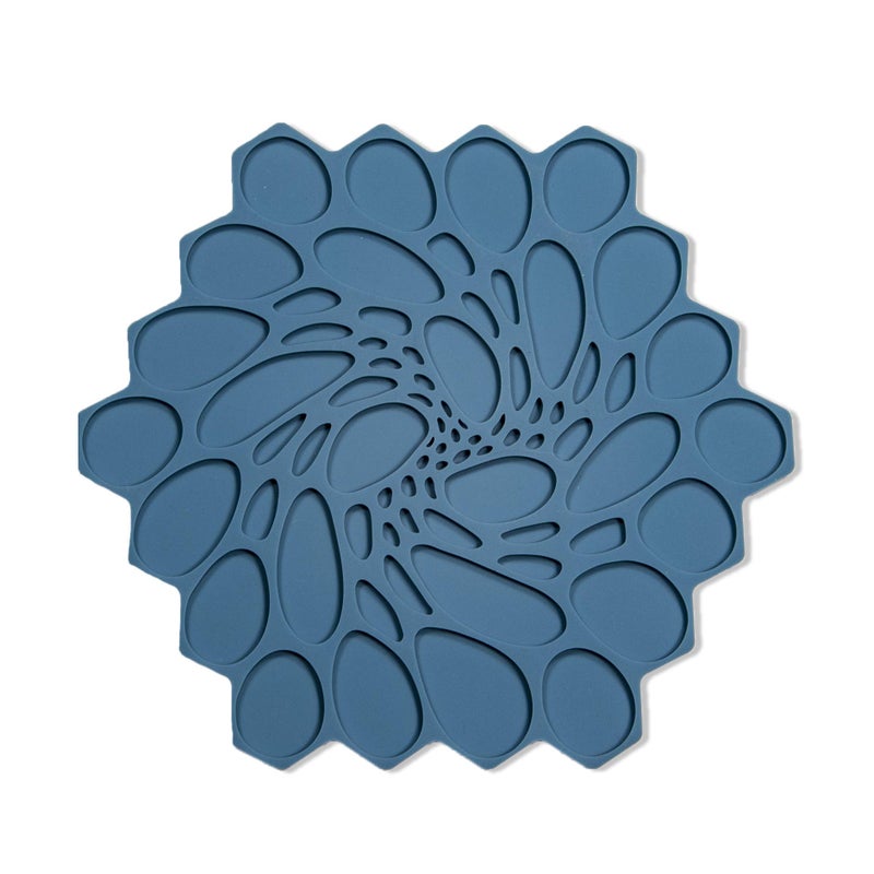 modern-twist MODERN-TWIST modern-twist 7 x 7" Hive Silicone Trivet, Heat Resistant Up To 675Â°F, Non Slip, Protects Table From Heat, - Image 1