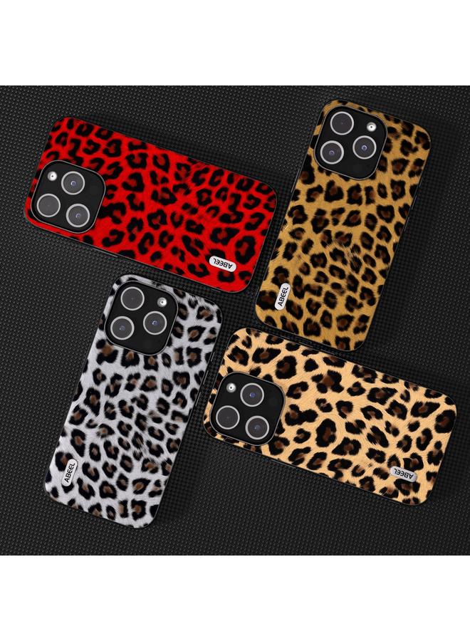 S-TOP Case For iPhone 15 Pro ABEEL Black Edge Leopard Phone Case - Image 5