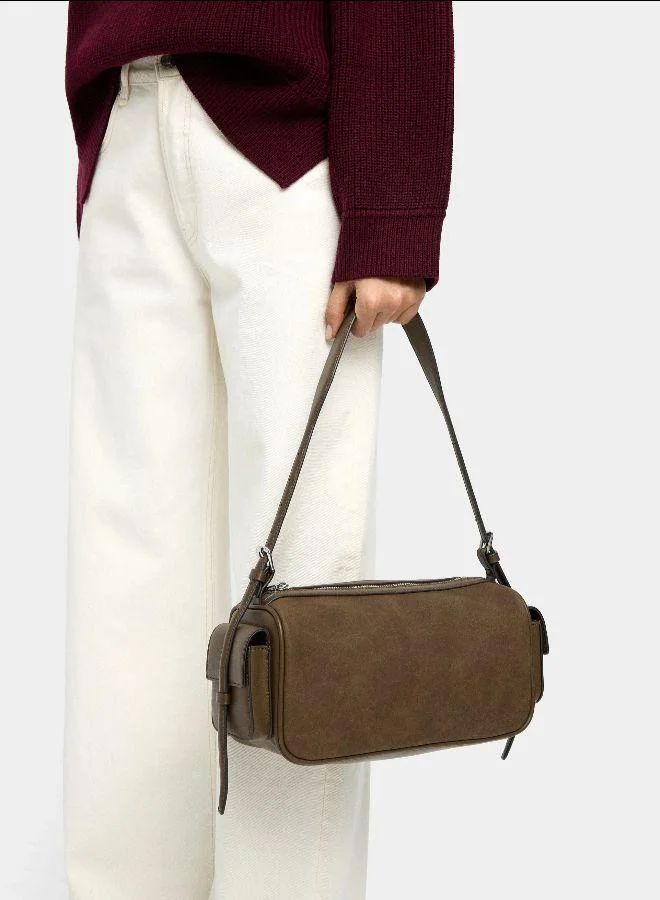 بارفوا حقيبة الكتف المستطيلة