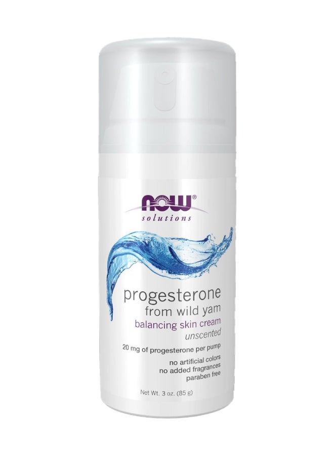 Now Foods Natural Progesterone Liposomal Skin Cream - Unscented - 85 Gram - Image 1