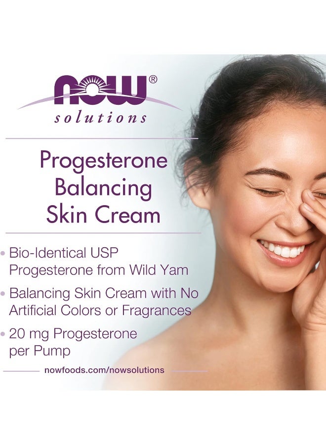 Now Foods Natural Progesterone Liposomal Skin Cream - Unscented - 85 Gram - Image 5