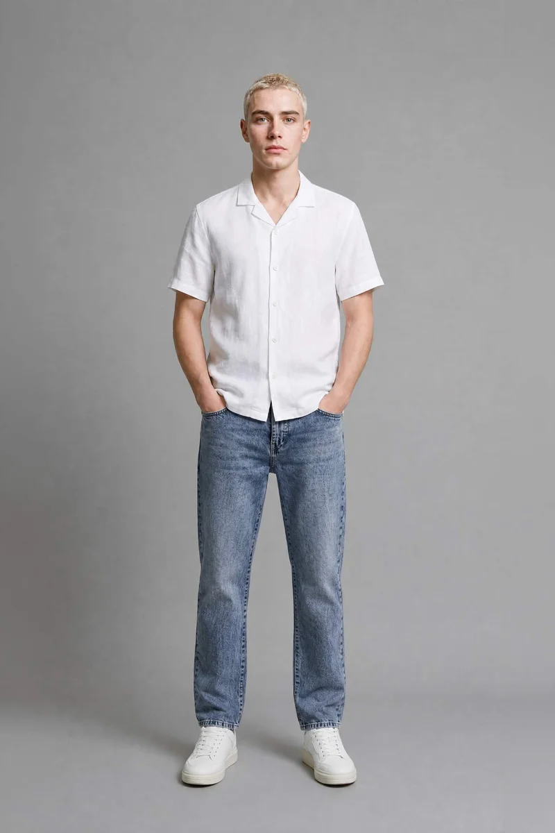 DeFacto Straight Regular Fit Waist Jeans