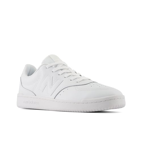 New Balance Men's BB80 V1 Sneaker, White/White, 8 - Image 3