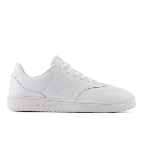 New Balance Men's BB80 V1 Sneaker, White/White, 8 - Image 2