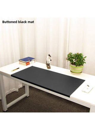 Buckle Hanging Edge Computer Office Writing Desk Pad Folding Edge Elbow Pad Hardened And Thickeneded Lock Line Household Leather Mouse-Color:600x400mm-2.8mm-Pattern:Hanging Edge Black Mat - pzsku/Z26EAA24D7F3DC006B117Z/45/1744940044/eb724a63-bcde-4416-b0c0-616a5fffb80a