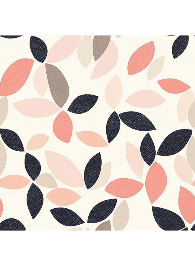 HOMETITUTE 10PCS 12x12 Inch Modern Leaf Pattern Floor Tiles Peel and Stick Removable Self Adhesive DIY Vinyl Flooring Stickers for Kitchen Bathroom Living Room Entryway Home Decor - Image 1