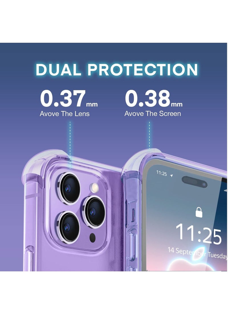 BORTONY iPhone 14 Pro Max Case 6.7 Inch Ultra Slim Soft TPU Material with 4 Corners Bumper, Shockproof Protection Anti-Scratch Anti-Drop Clear Cover for Apple iPhone 14 Pro Max  - Image 3