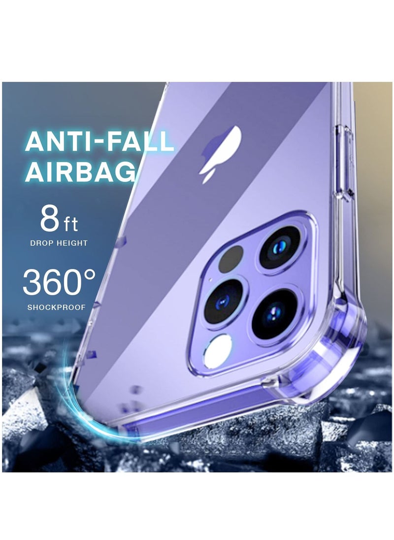 BORTONY iPhone 14 Pro Max Case 6.7 Inch Ultra Slim Soft TPU Material with 4 Corners Bumper, Shockproof Protection Anti-Scratch Anti-Drop Clear Cover for Apple iPhone 14 Pro Max  - Image 4