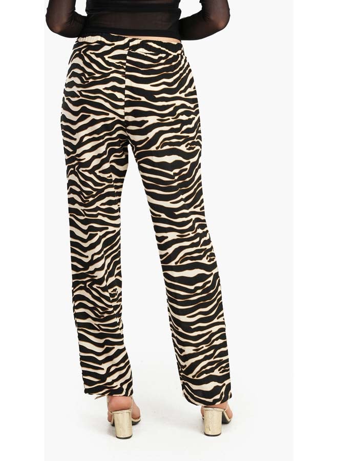 Carina Zebra Print Straight Cut Pants - Image 3
