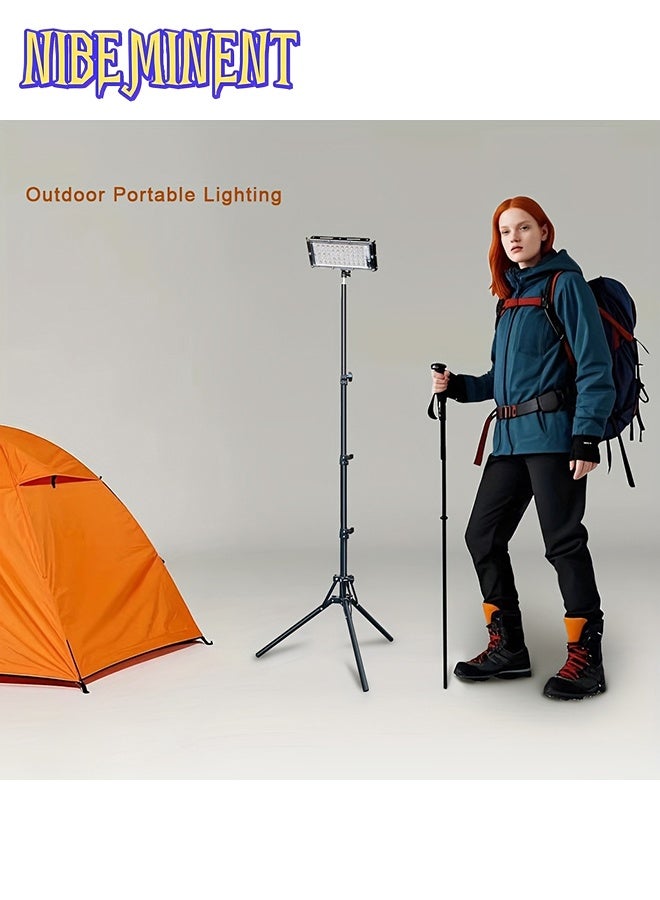 NIBEMINENT Portable LED Camping Light with Adjustable Color Temperature - USB-Powered Outdoor Camping Lantern for Hiking, Backpacking & Camping, Compact Design with Carry Bag, Camping Accessories, Hiking Essentials, Matte Finish, Durable Construction, Without Battery - Image 2