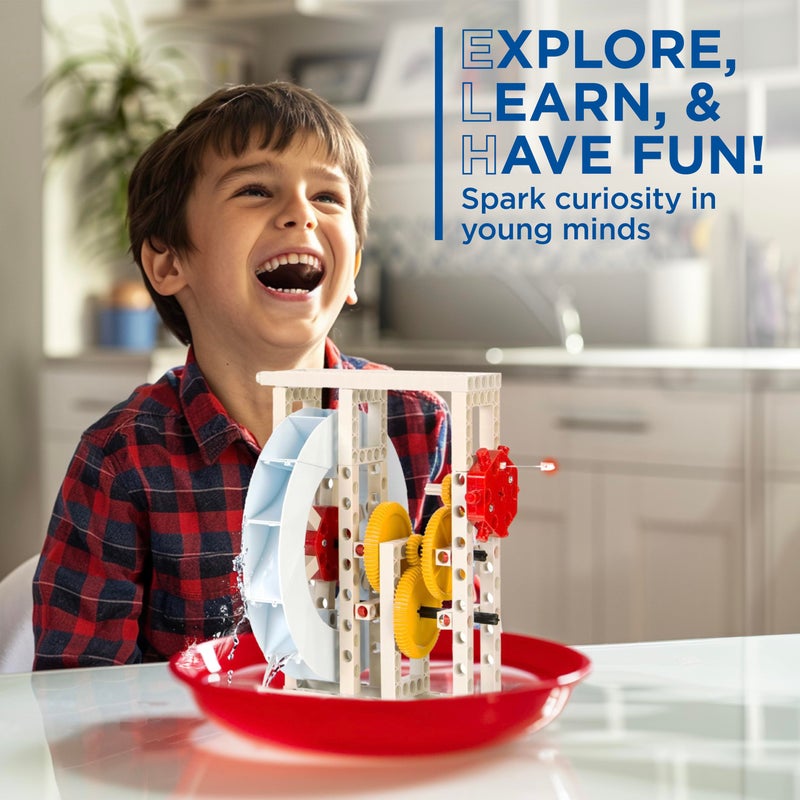 Thames & Kosmos مجموعة علوم الطاقة المائية من ثيمز وكوسموس | 12 تجربة STEM | تعلم عن الطاقة البديلة والمتجددة، العلوم البيئية | جائزة اختيار الآباء الموصى بها - Image 4