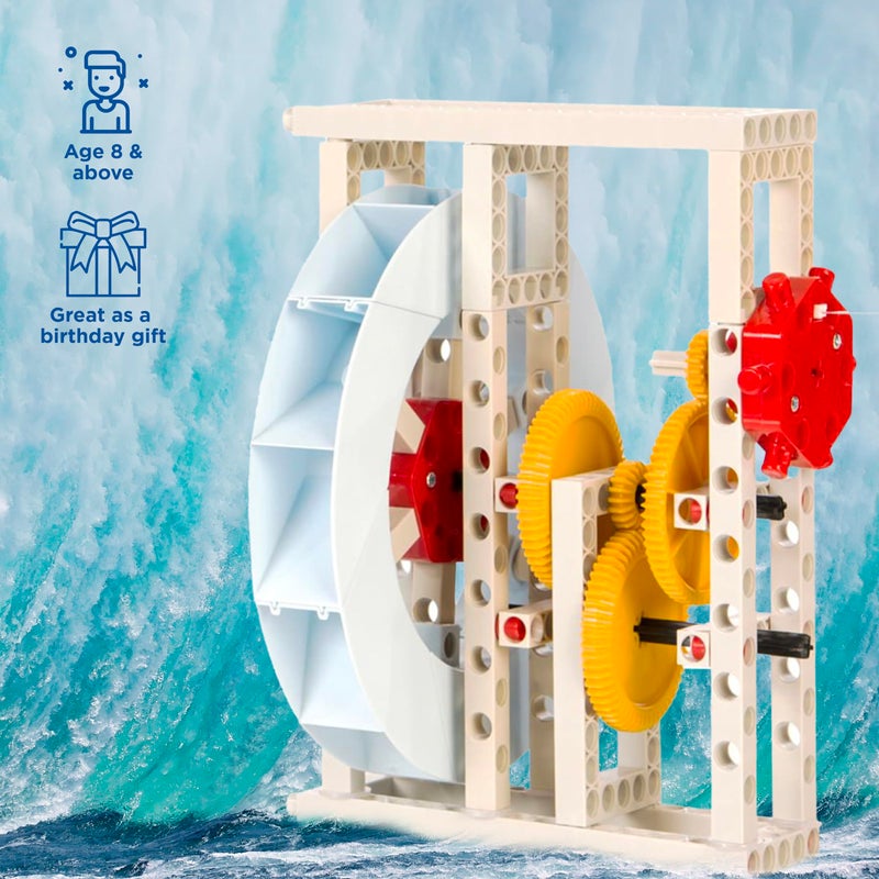 Thames & Kosmos مجموعة علوم الطاقة المائية من ثيمز وكوسموس | 12 تجربة STEM | تعلم عن الطاقة البديلة والمتجددة، العلوم البيئية | جائزة اختيار الآباء الموصى بها - Image 2