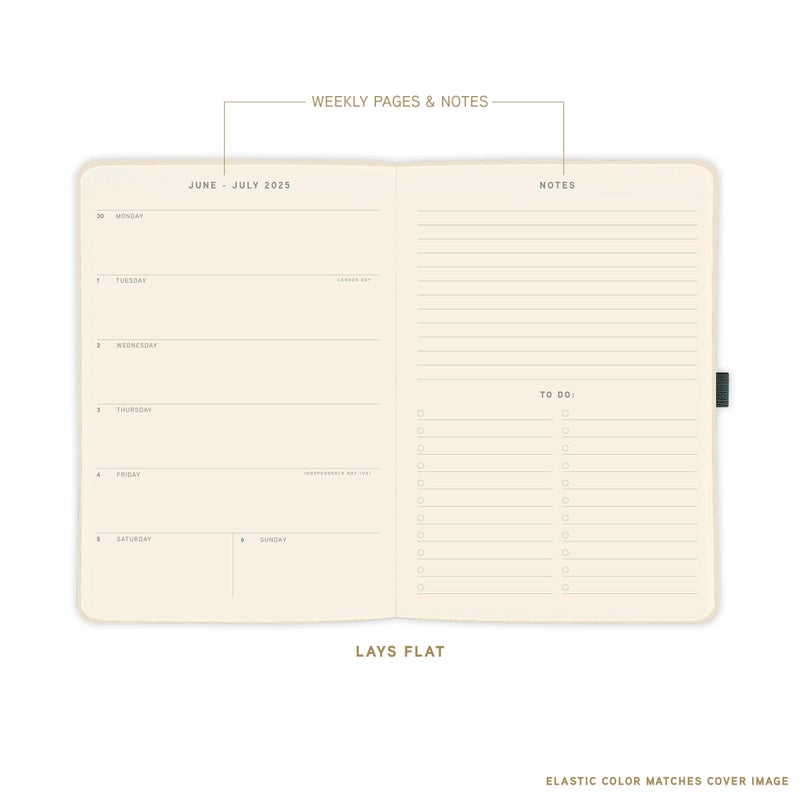 Graphique July 2025 â€“ Dec. 2026 Planner by Graphique, Weekly and Monthly Planner, 18 Months Calendar, Olive, 6â€ x 8â€ - Image 2